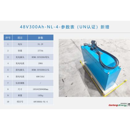 4 8 V 3 0 0 A h - N L - 4 - 参 数 表 ( U N 认 证 ) 新 增 - 48V300Ah-NL-4